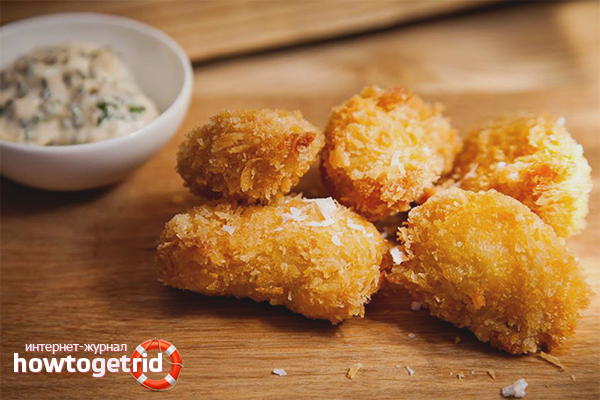 Чесън Нъгетс с царевица Breading
