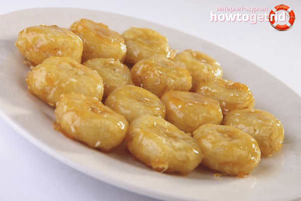 Банани в мед