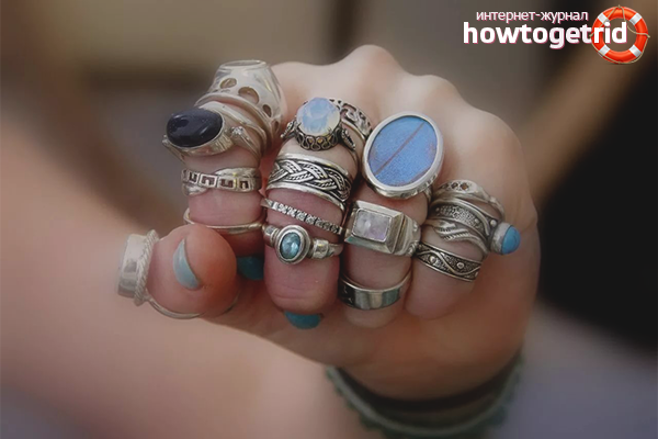 Пръстен с камък, за да сложите пръст
