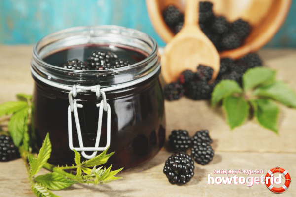 Blackberry конфитюр с лимон
