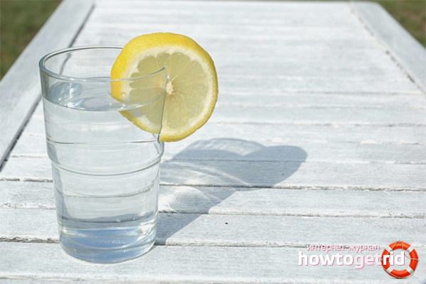 Увреждане на водата с лимон