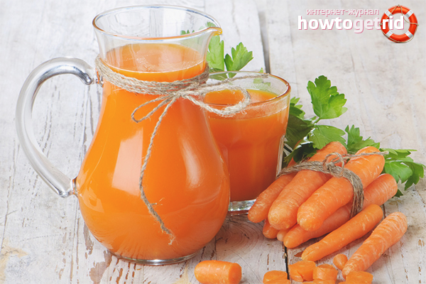 Сок от моркови
