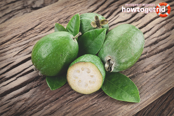 Използване на feijoa в козметологията