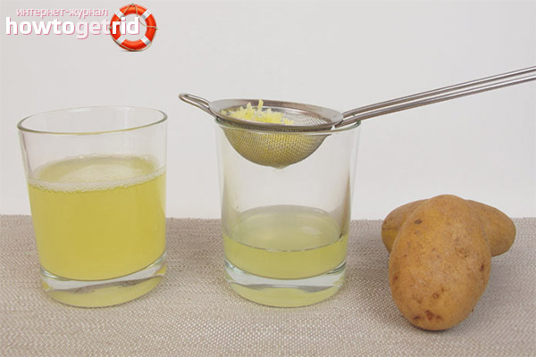 Метод за приготвяне на сок от картофи